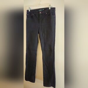 Lauren Ralph Lauren Black Straight Leg Jeans